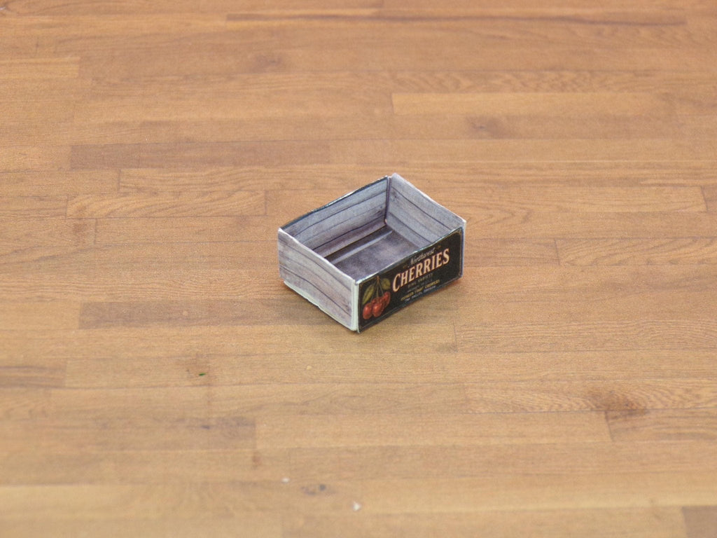 12 Vintage Fruit Crates – 1:24 Scale Miniature (PDF Download)