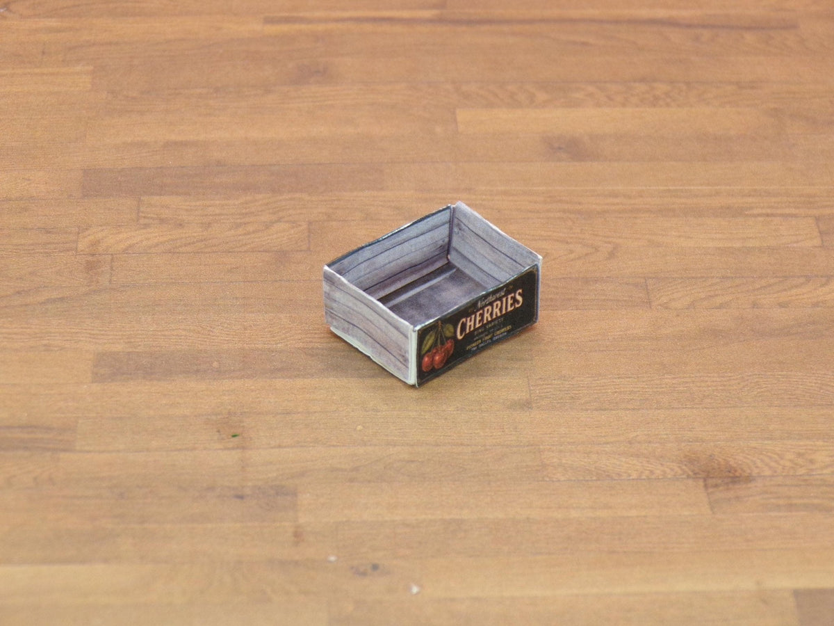 12 Vintage Fruit Crates – 1:24 Scale Miniature (PDF Download)