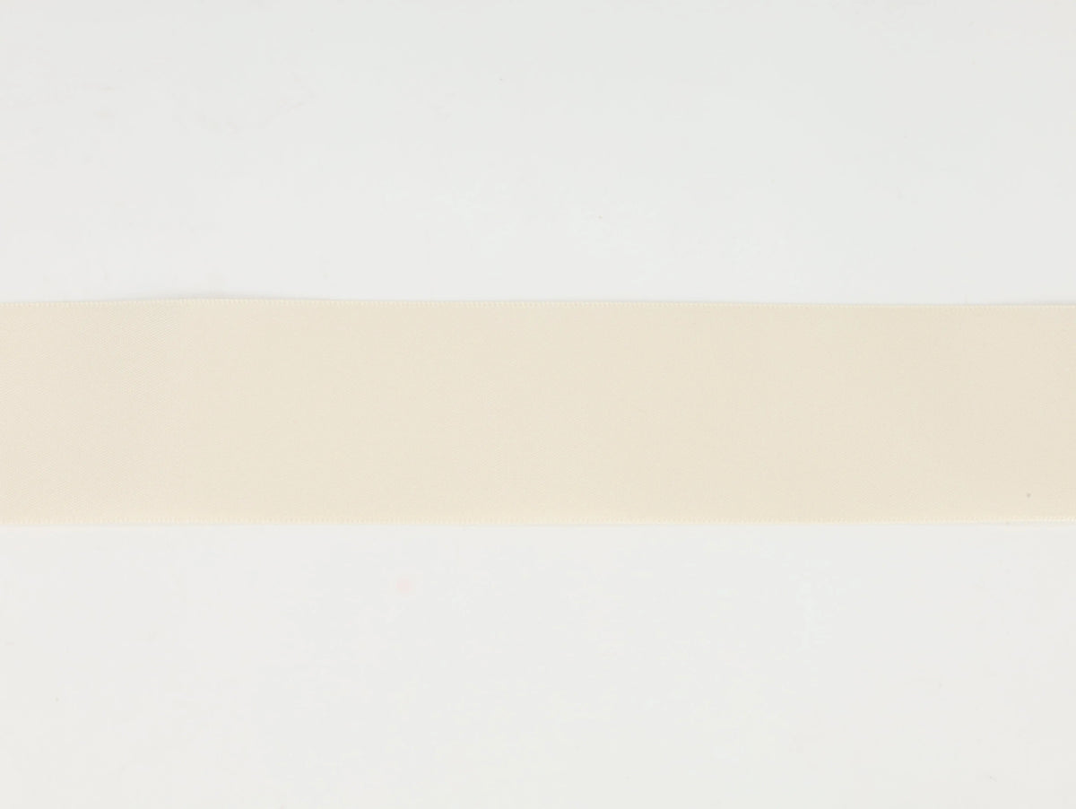 1 1/2" Double Face Satin Ribbon | Ivory (810) | 50 Yard Roll