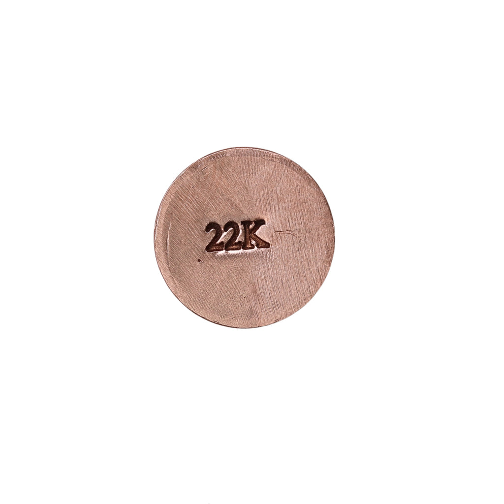 Jewelers Metal Stamp, Hardened Steel, Hallmarking