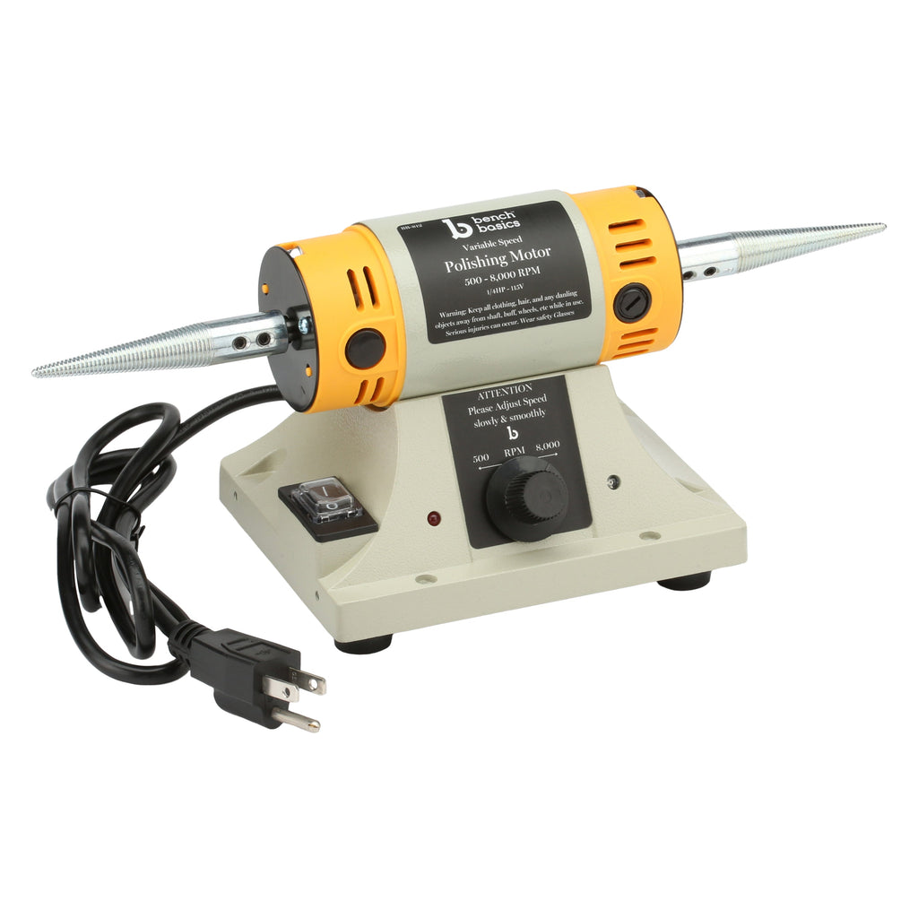 Variable Speed Polishing Bench Lathe - 8,000 RPM, Bench Basics