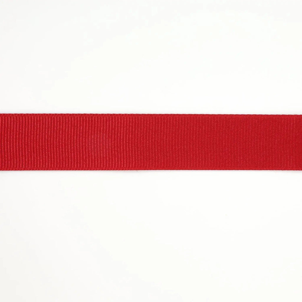 Textured Grosgrain Ribbon | Scarlet (260)
