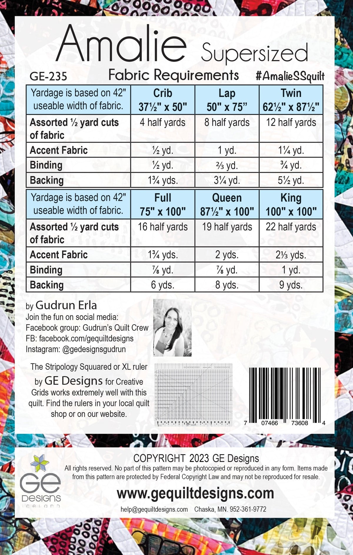 Amalie Supersized Pattern 235