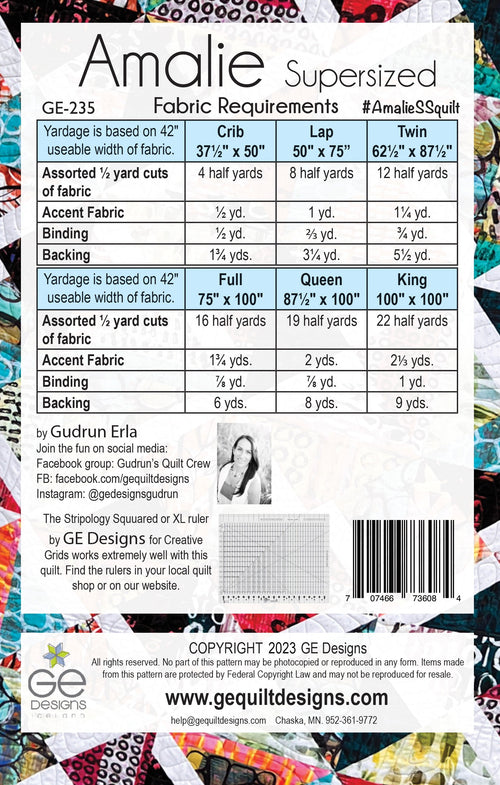 Amalie Supersized Pattern 235