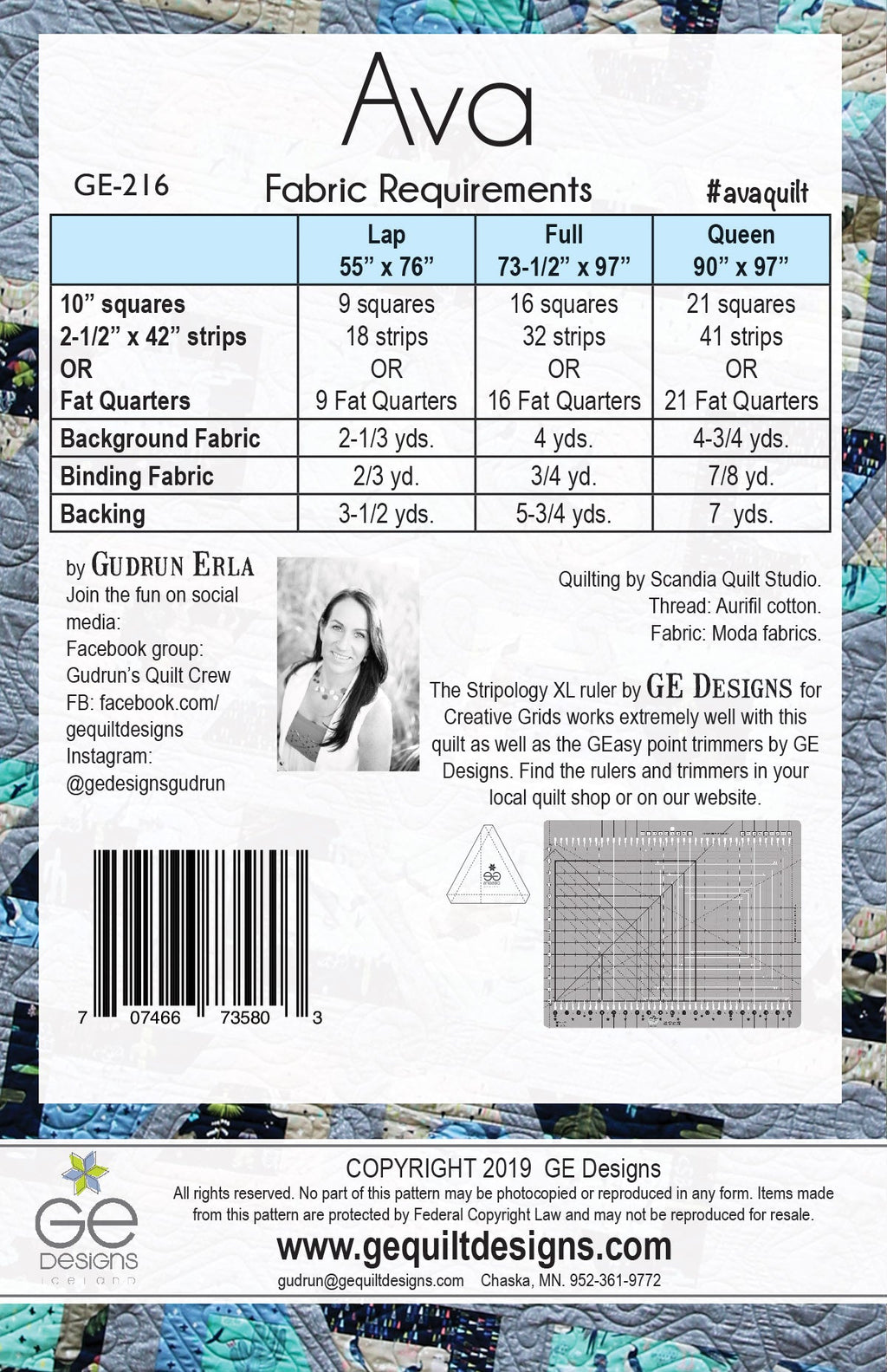 Ava - Stripology Mixer Pattern 216