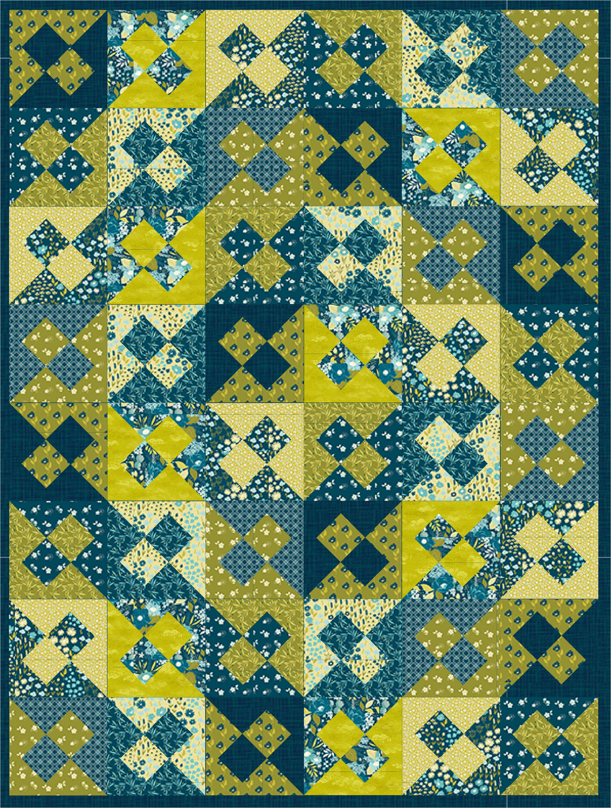 Billie - 10" square Pattern 238
