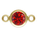 Birthstone Connectors, Gold Filled 14k, 4mm, For Permanent Jewelry