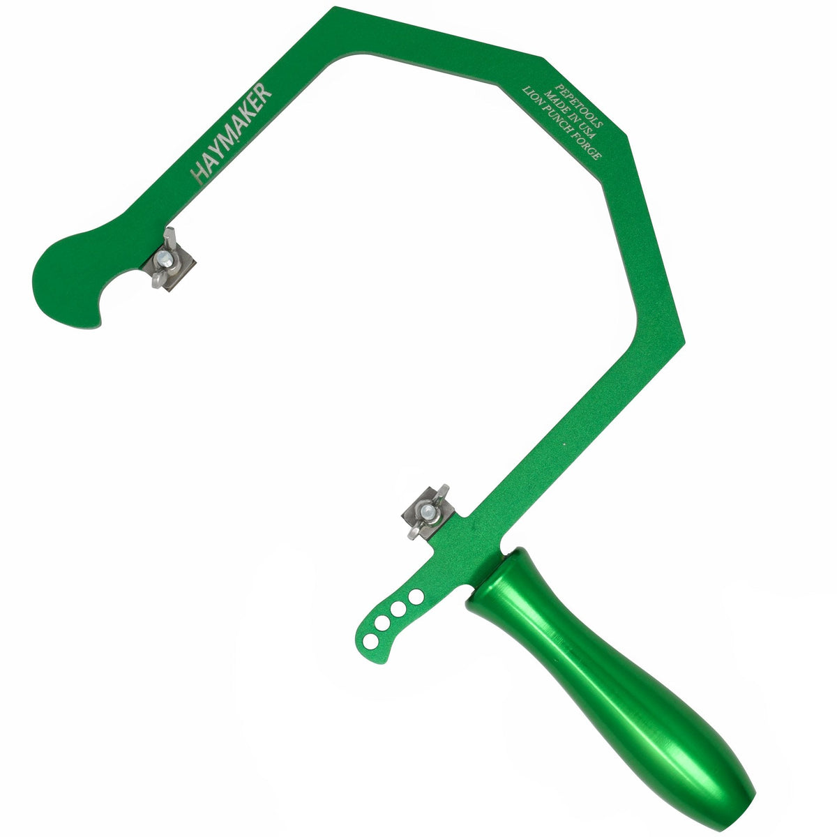 Green Haymaker Lion Punch Forge Saw