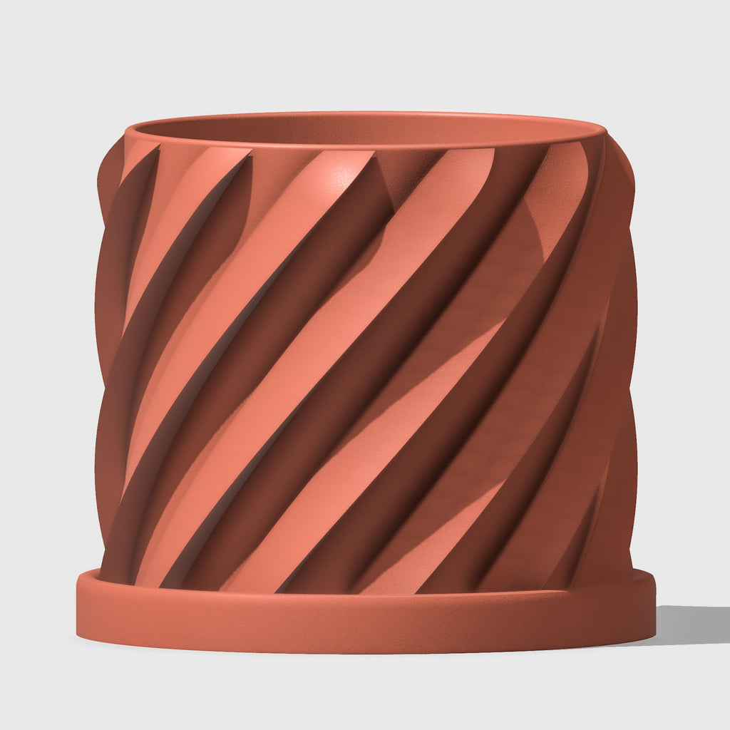 Thicc Spiral Plant Pot