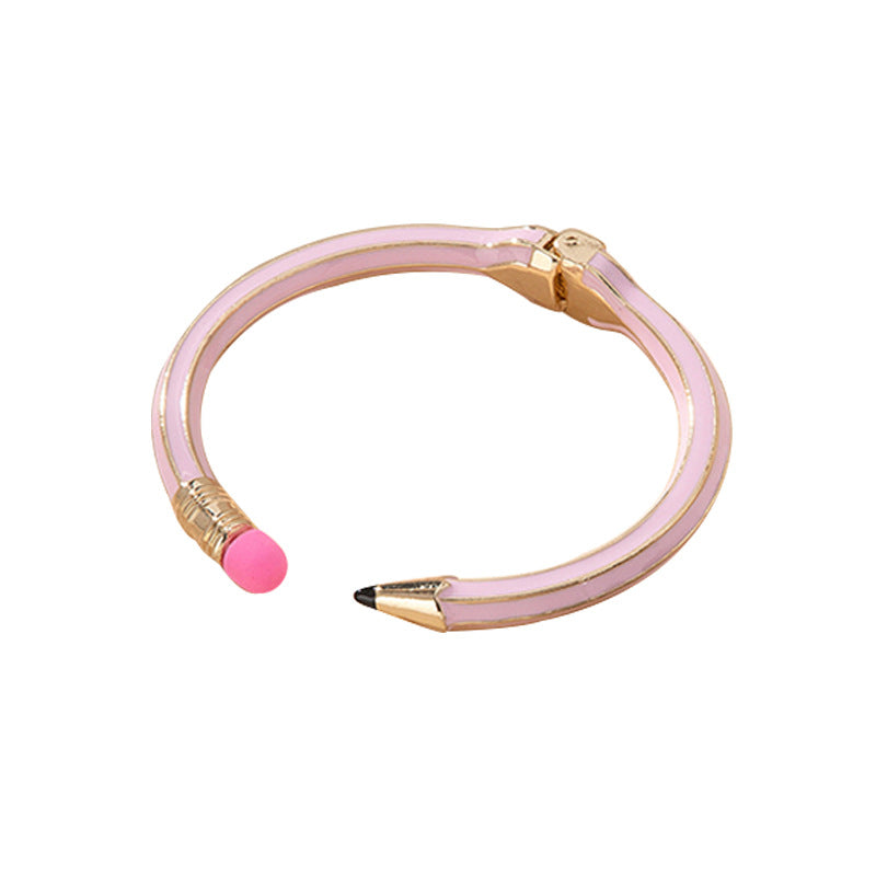 Wild Color Pencil Shape Simple Irregular Female Spring Bracelet