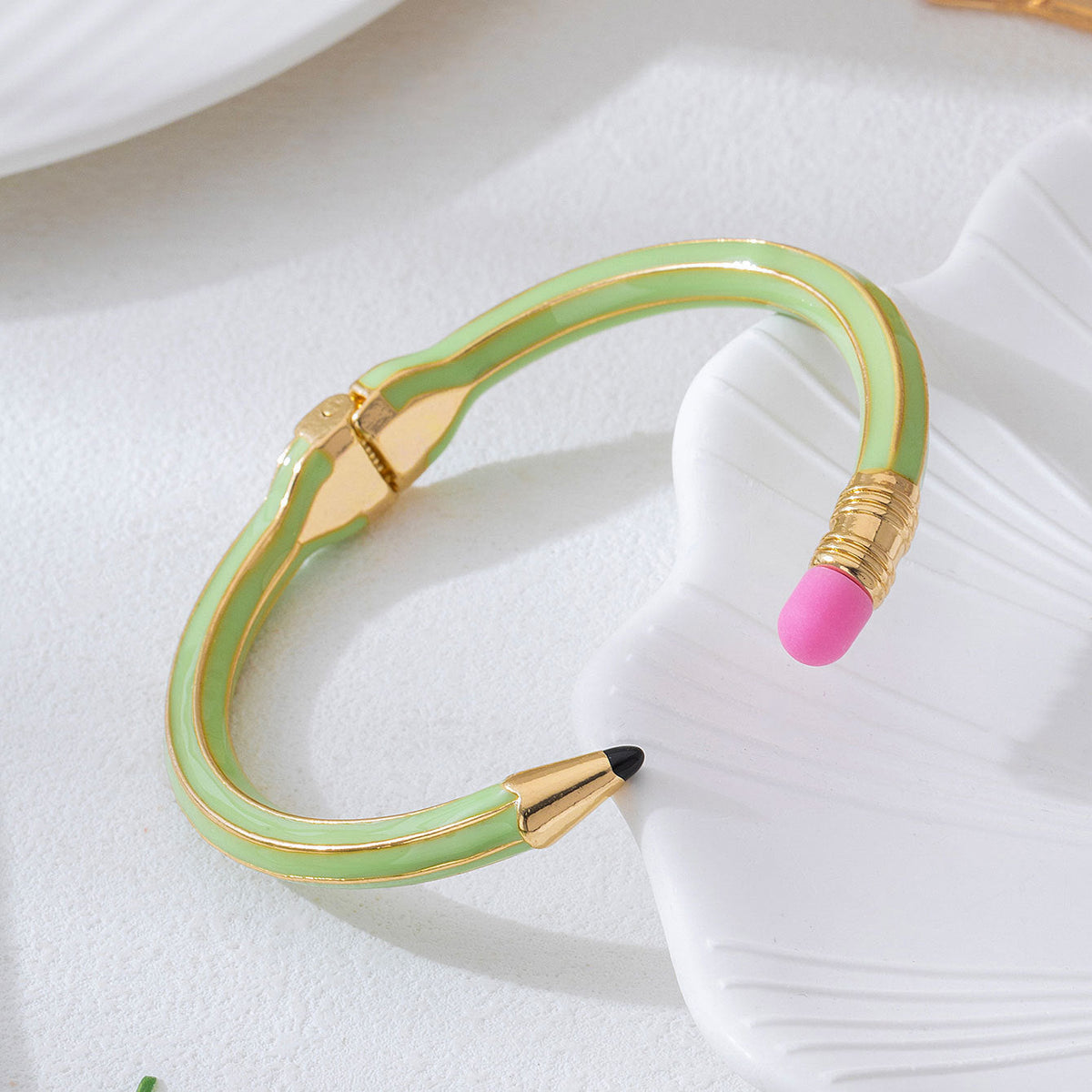 Wild Color Pencil Shape Simple Irregular Female Spring Bracelet