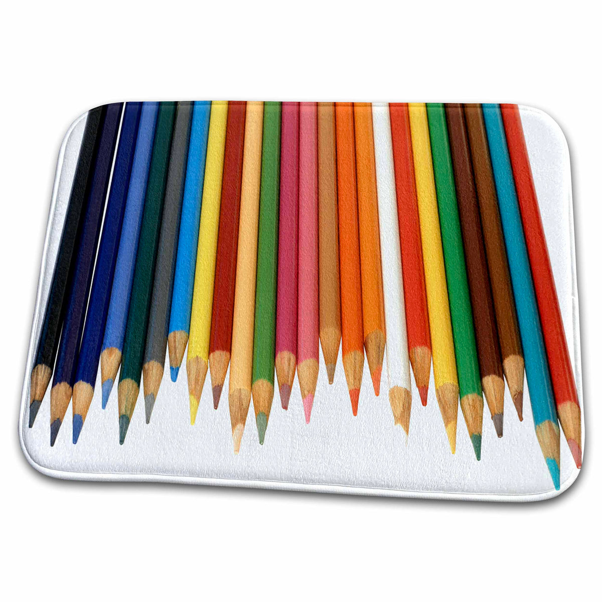 Dish Drying Mat - Coloured Pencils Photography - Colored Pencils