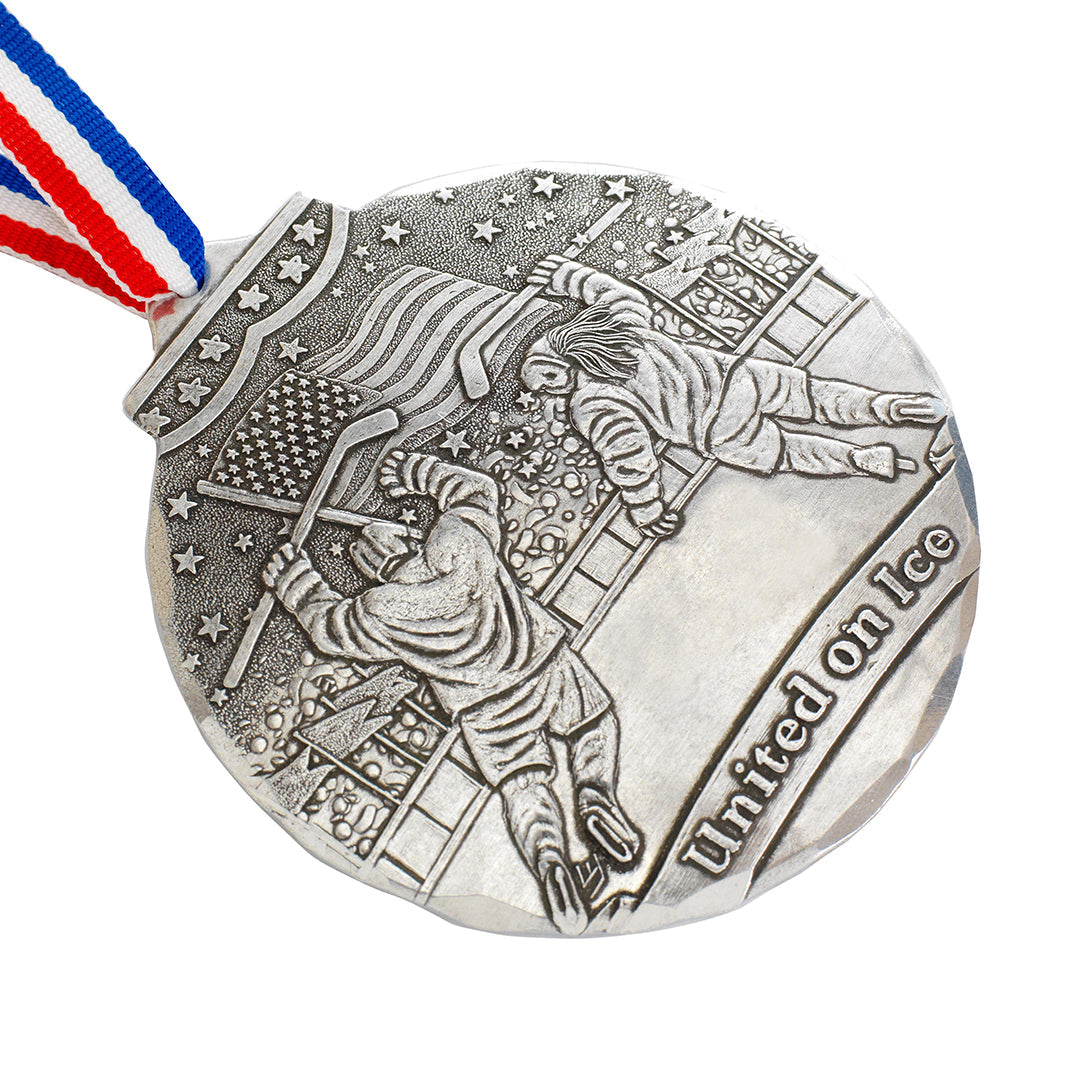 United on Ice Patriotic Hockey Ornament