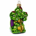 Mythical Multi Head Dragon Folk Tale Character Glass Christmas Ornament