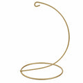 Open Frame Gold Metal Ornament Display Stand 9.2 Inches