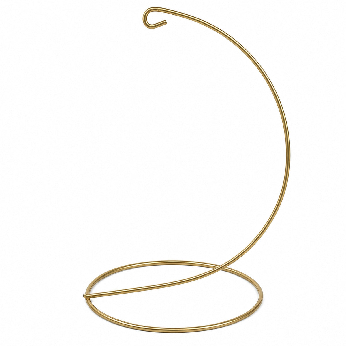 Open Frame Gold Metal Ornament Display Stand 9.2 Inches