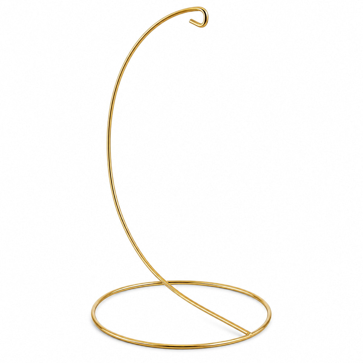 Open Frame Gold Metal Ornament Display Stand 9.2 Inches