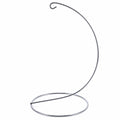 Open Frame Silver Metal Ornament Display Stand 9.2 Inches