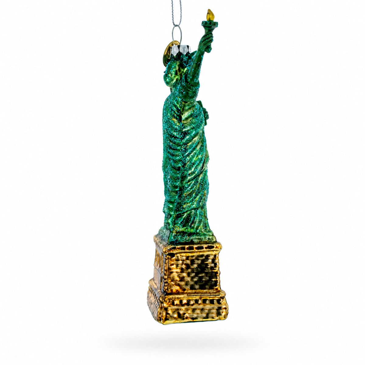 Statue of Liberty New York Glass Christmas Ornament