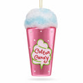 Cotton Candy Glass Christmas Ornament