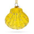 Sea Shell Glass Christmas Ornament