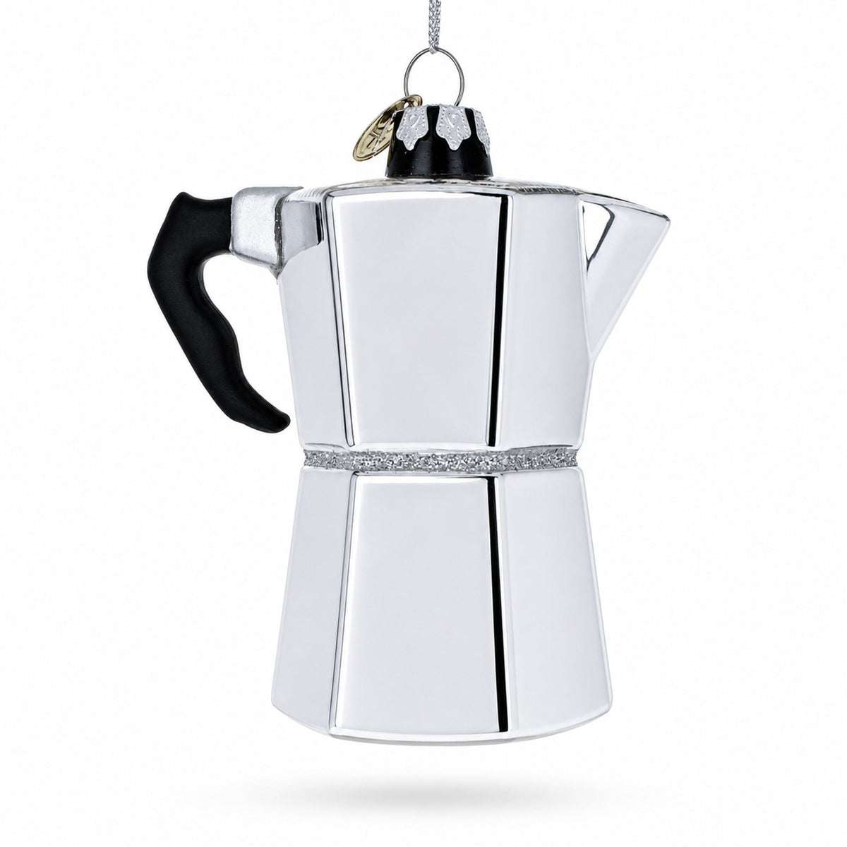 Espresso Maker Coffee Lover Glass Ornament Glass Christmas Ornament