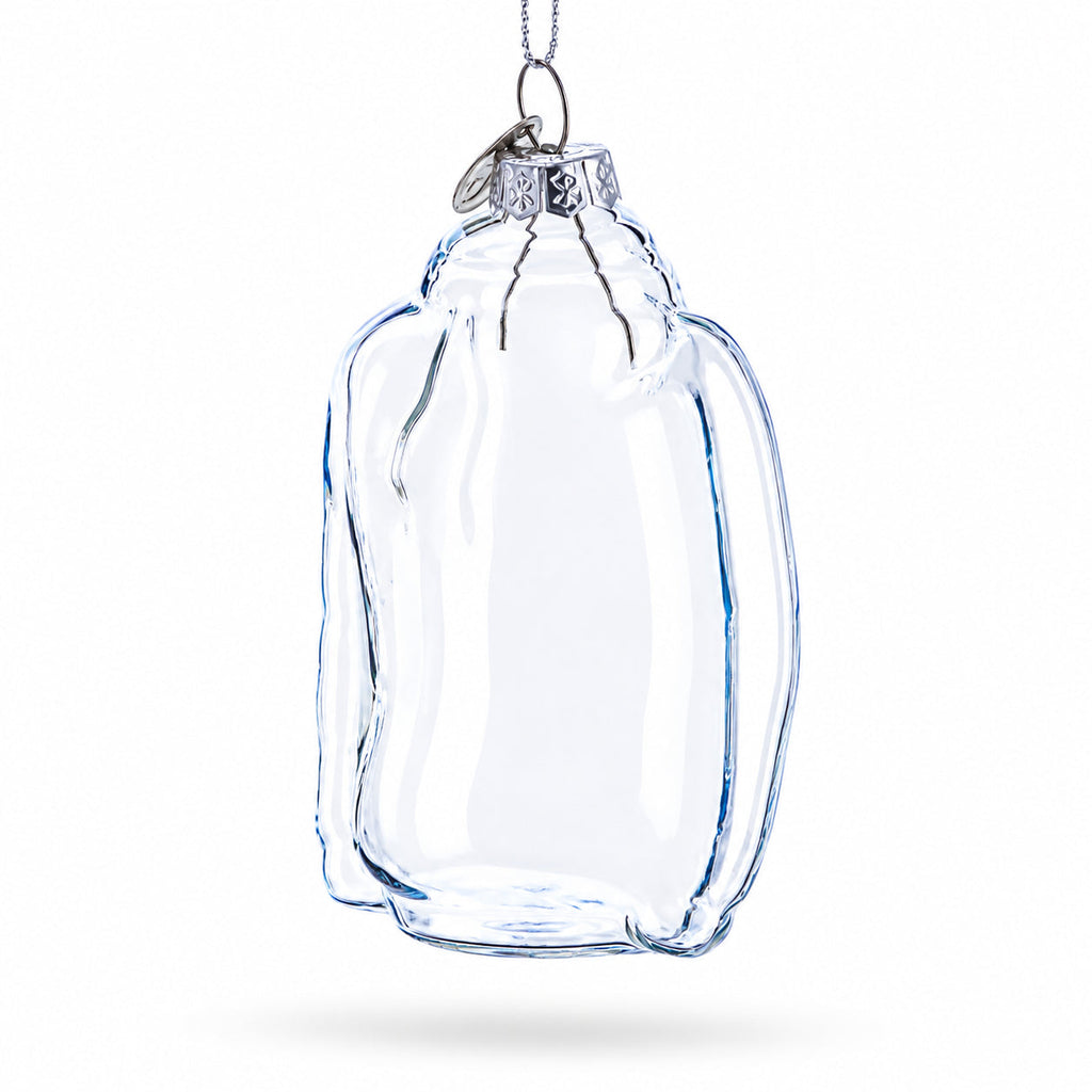 Hoodie Clear Glass Christmas Ornament