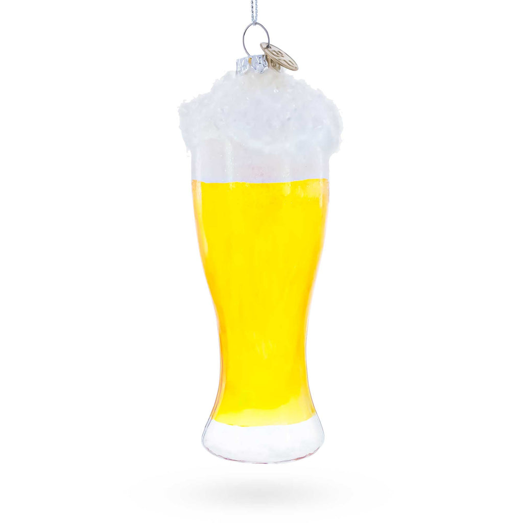 Frothy Pint of Ale Glass Christmas Ornament