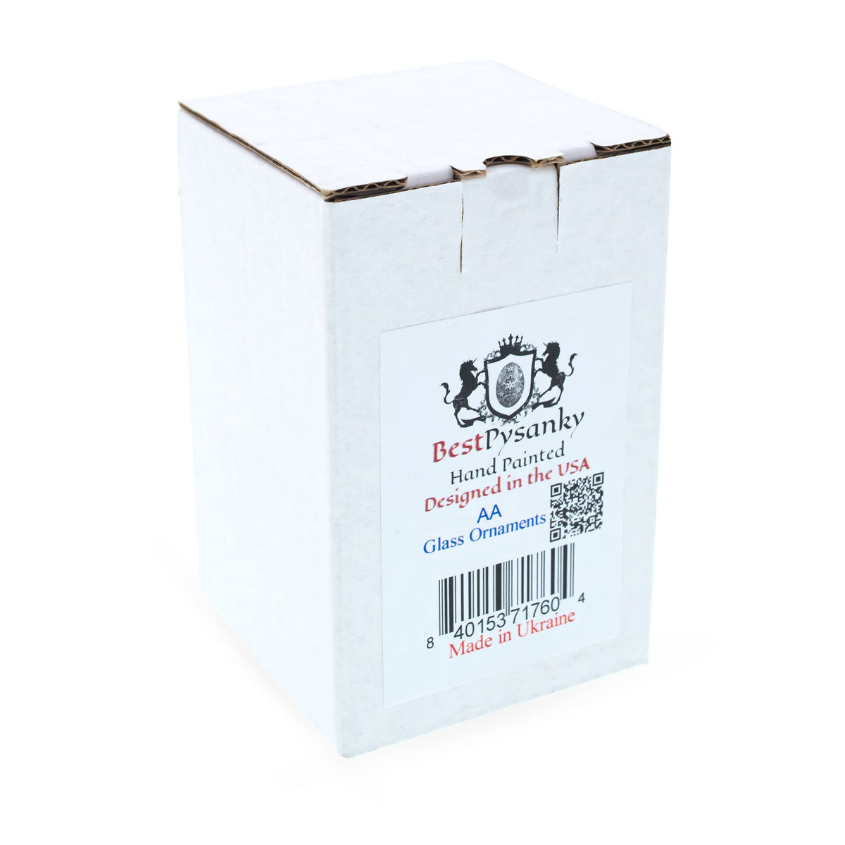 Pumpkin with Leaf Glass Christmas Ornament