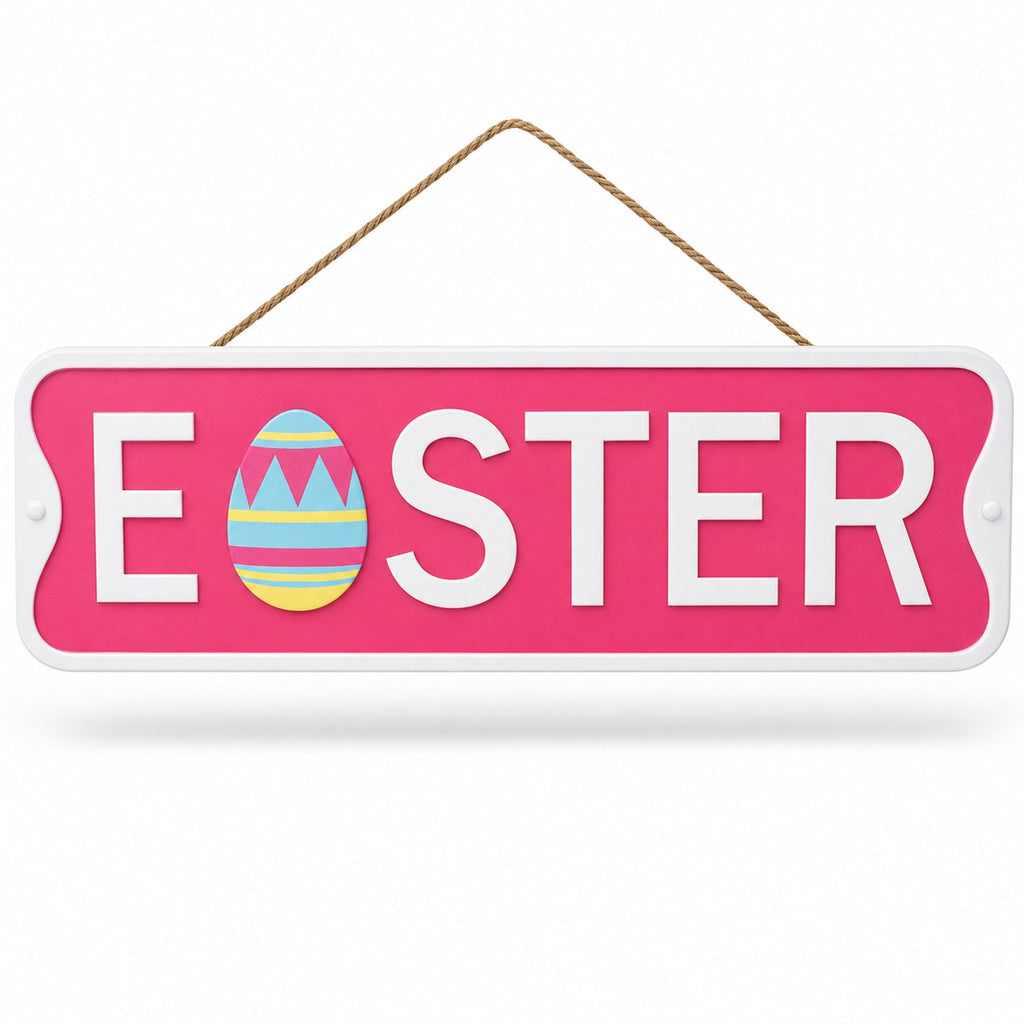 Easter Metal Wall Sign 18 Inch Wide
