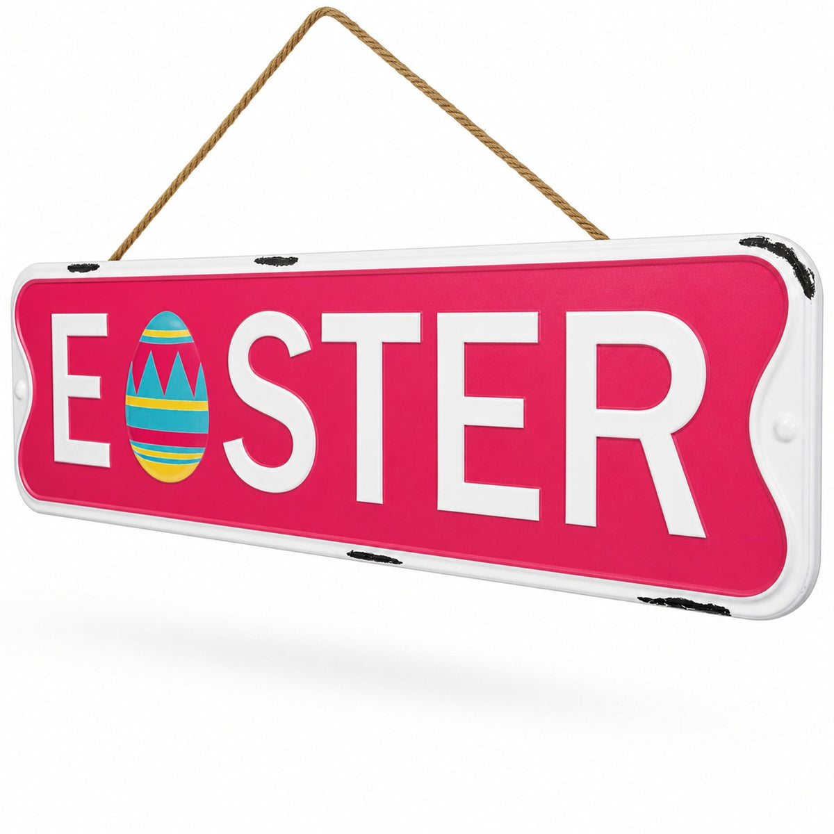 Easter Metal Wall Sign 18 Inch Wide