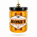 Honey Jar Glass Christmas Ornament