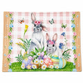 Set of 4 Bunny and Easter Eggs Fabric Placemats