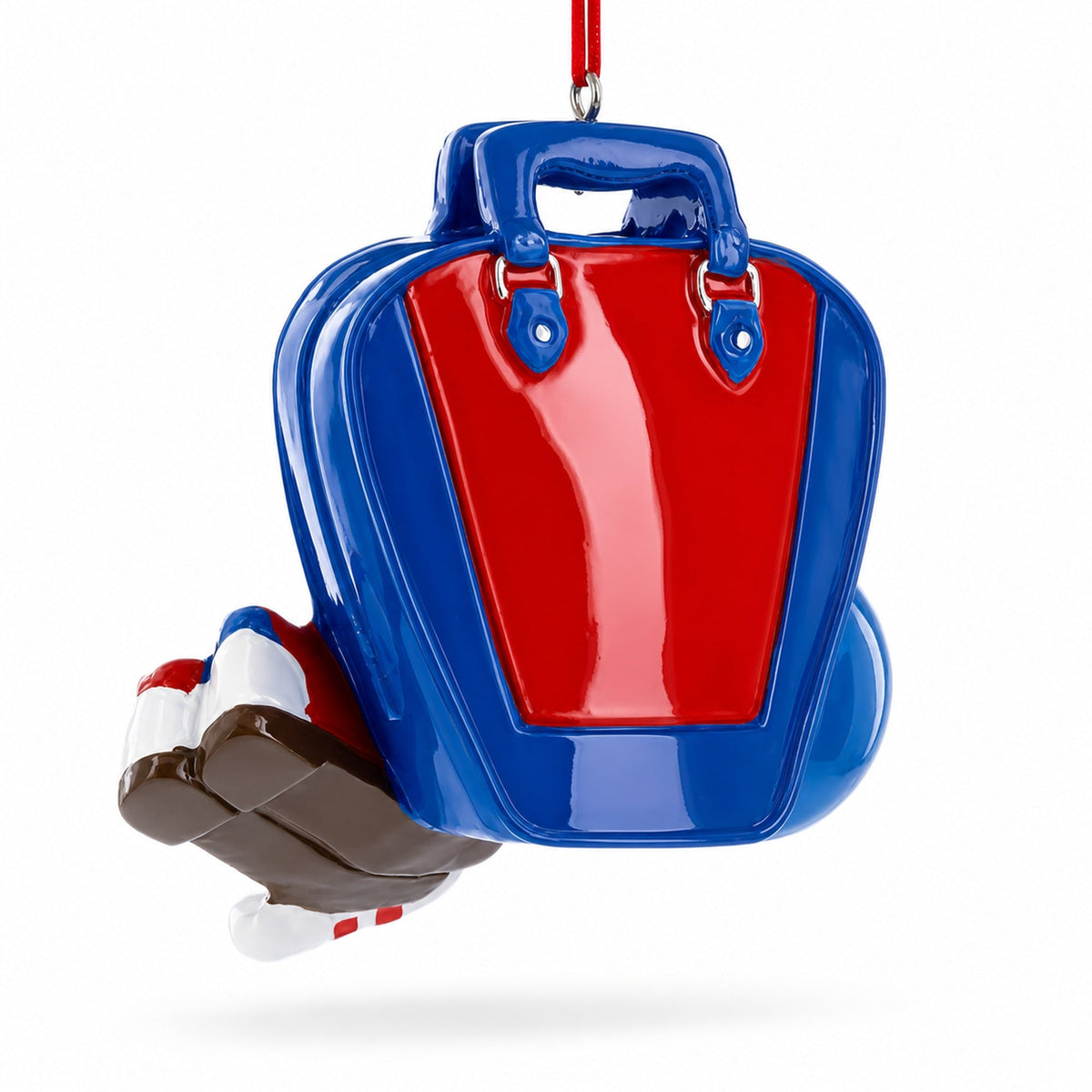 Let’s Bowl! Bowling Bag with Shoes and Ball Resin Christmas Ornament