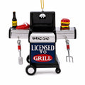 Licensed to Grill BBQ with Food Resin Christmas Ornament