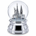 New York City Skyline with Silver Base Water Snow Globe