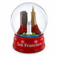 San Francisco Skyline with Iconic Landmarks Glass Water Snow Globe