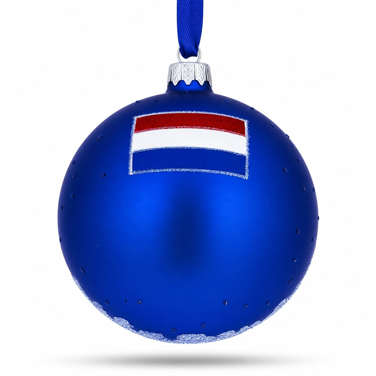 Rijksmuseum, Amsterdam, Netherlands Glass Ball Christmas Ornament 4 Inches