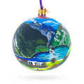 Geirangerfjord, Norway Glass Ball Christmas Ornament 4 Inches