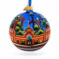 Nyhavn & Tivoli Gardens, Copenhagen, Denmark Glass Ball Christmas Ornament 4 Inches