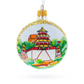 Summer Palace (Yiheyuan), Beijing, China Glass Ball Christmas Ornament 3.25 Inches