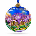 Botanic Gardens, Singapore Glass Ball Christmas Ornament 4 Inches