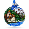 Chillon Castle, Lake Geneva, Switzerland Glass Ball Ornament 3.25 Inches