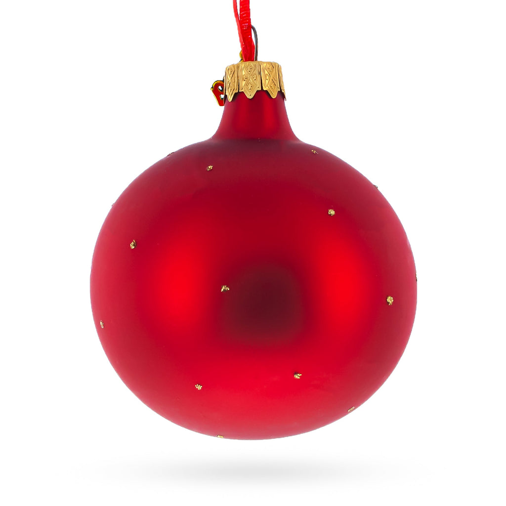 Gold Bars and Coins Glass Ball Christmas Ornament 3.25 Inches