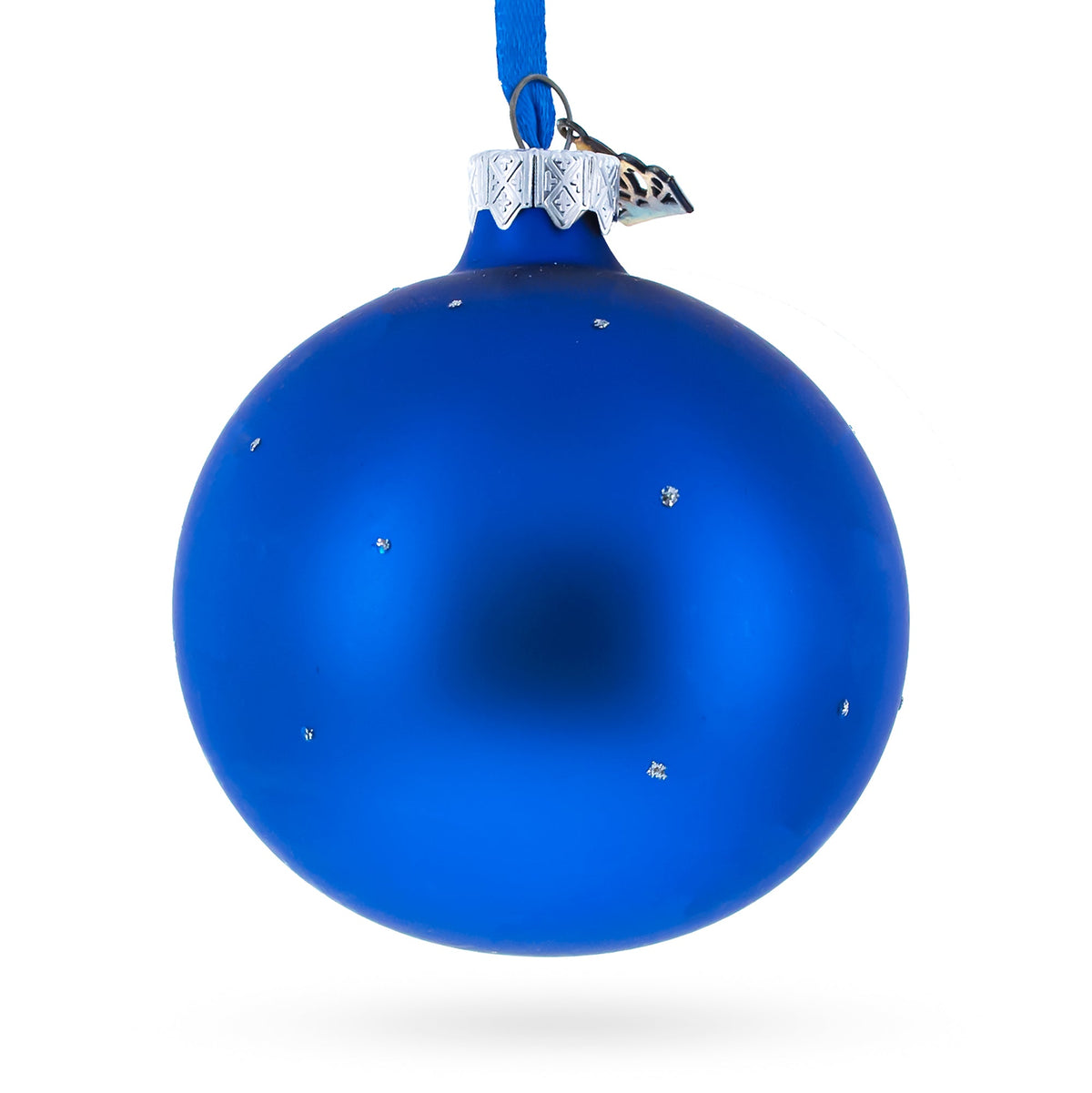 Silver Bars and Coins Glass Ball Christmas Ornament 3.25 Inches