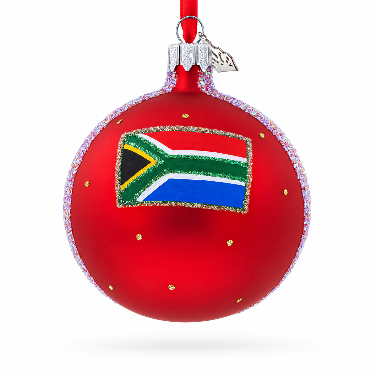 Table Mountain Aerial Cableway, Cape Town, South Africa Glass Ball Christmas Ornament 3.25 Inches