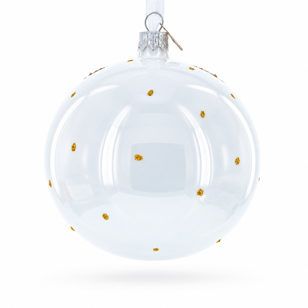 1928 Georgia O'Keeffe "Two Calla Lilies on Pink" Glass Ball Christmas Ornament 4 Inches