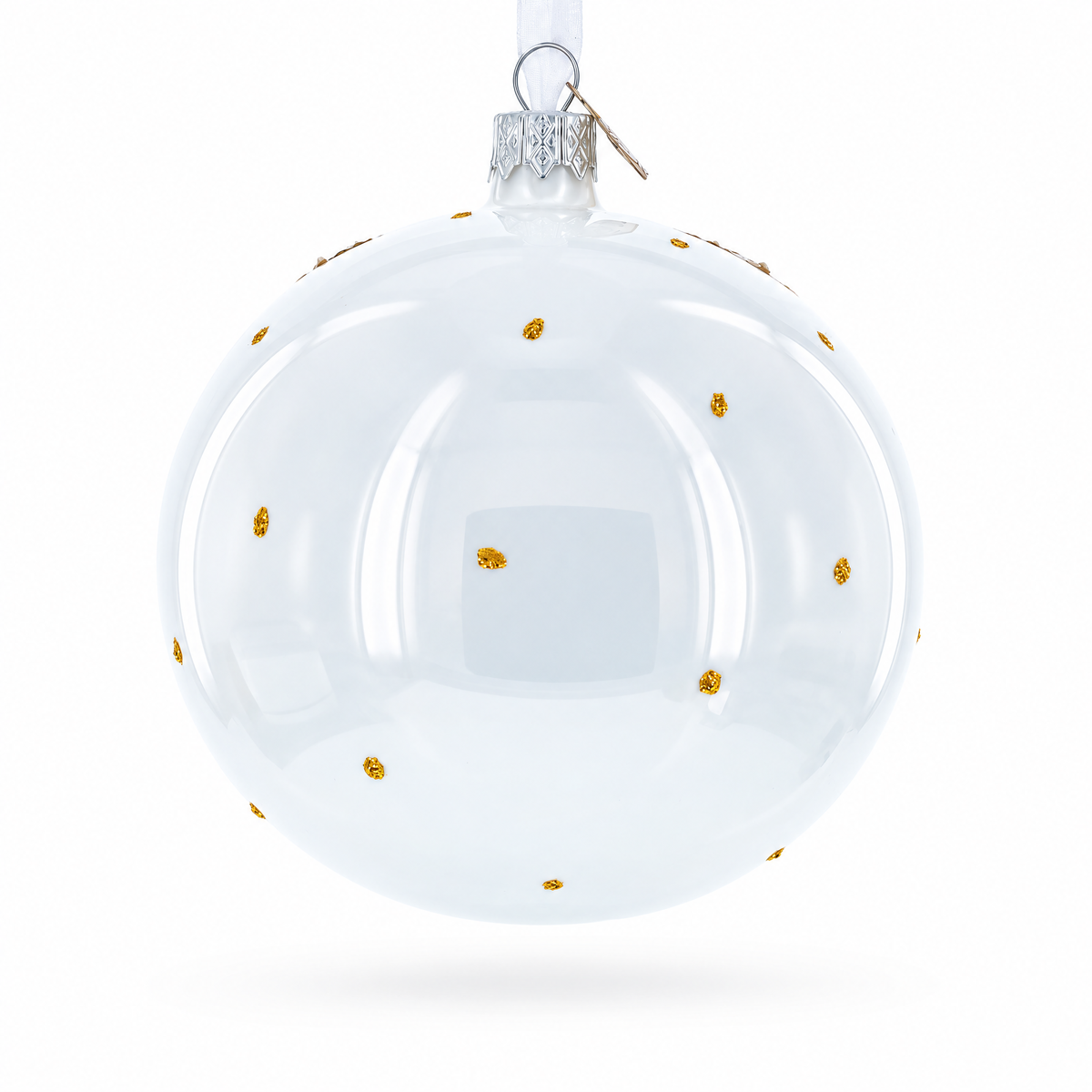 1928 Georgia O'Keeffe "Two Calla Lilies on Pink" Glass Ball Christmas Ornament 4 Inches