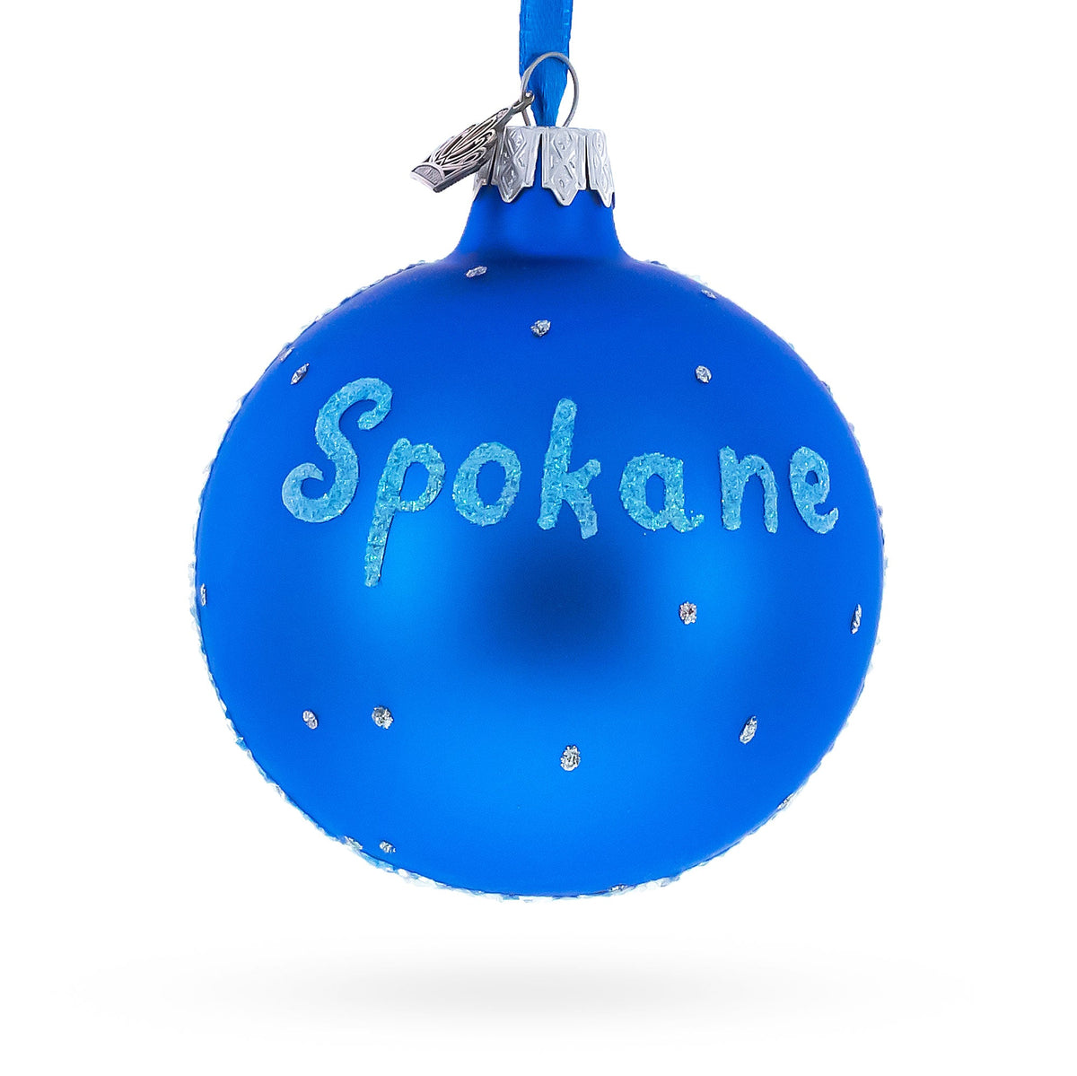Manito Park, Spokane, Washington Glass Ball Christmas Ornament 3.25 Inches
