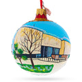 Virginia State Museum, Charleston, West Virginia Glass Ball Christmas Ornament 3.25 Inches